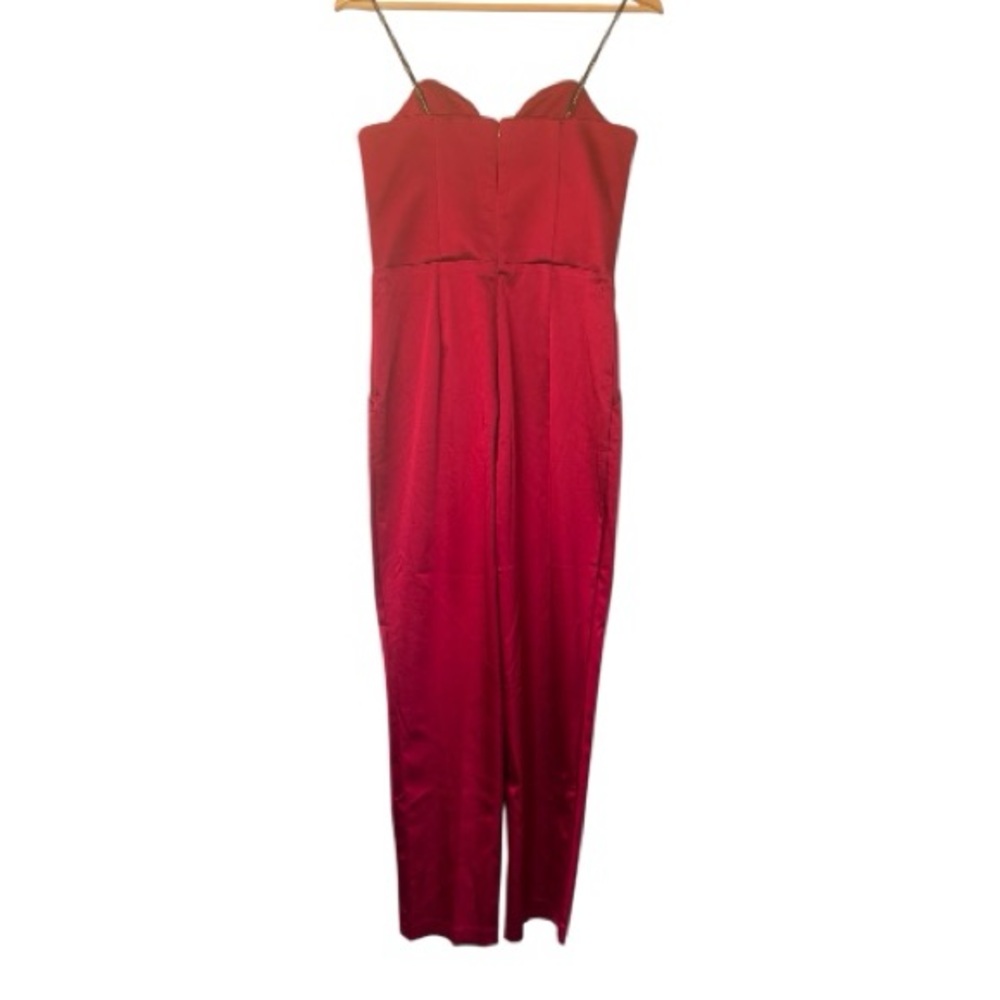 Amanda Uprichard Scarlet Strapless Jumpsuit - Picture 3 of 7